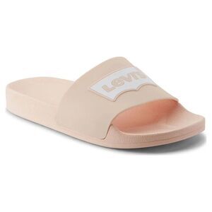 New Levi's Pink Womens Batwing Slide 2 Slip On Sandal Shoe, Size 6